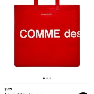 Common de garçons bag. Worth $530 asking $300.